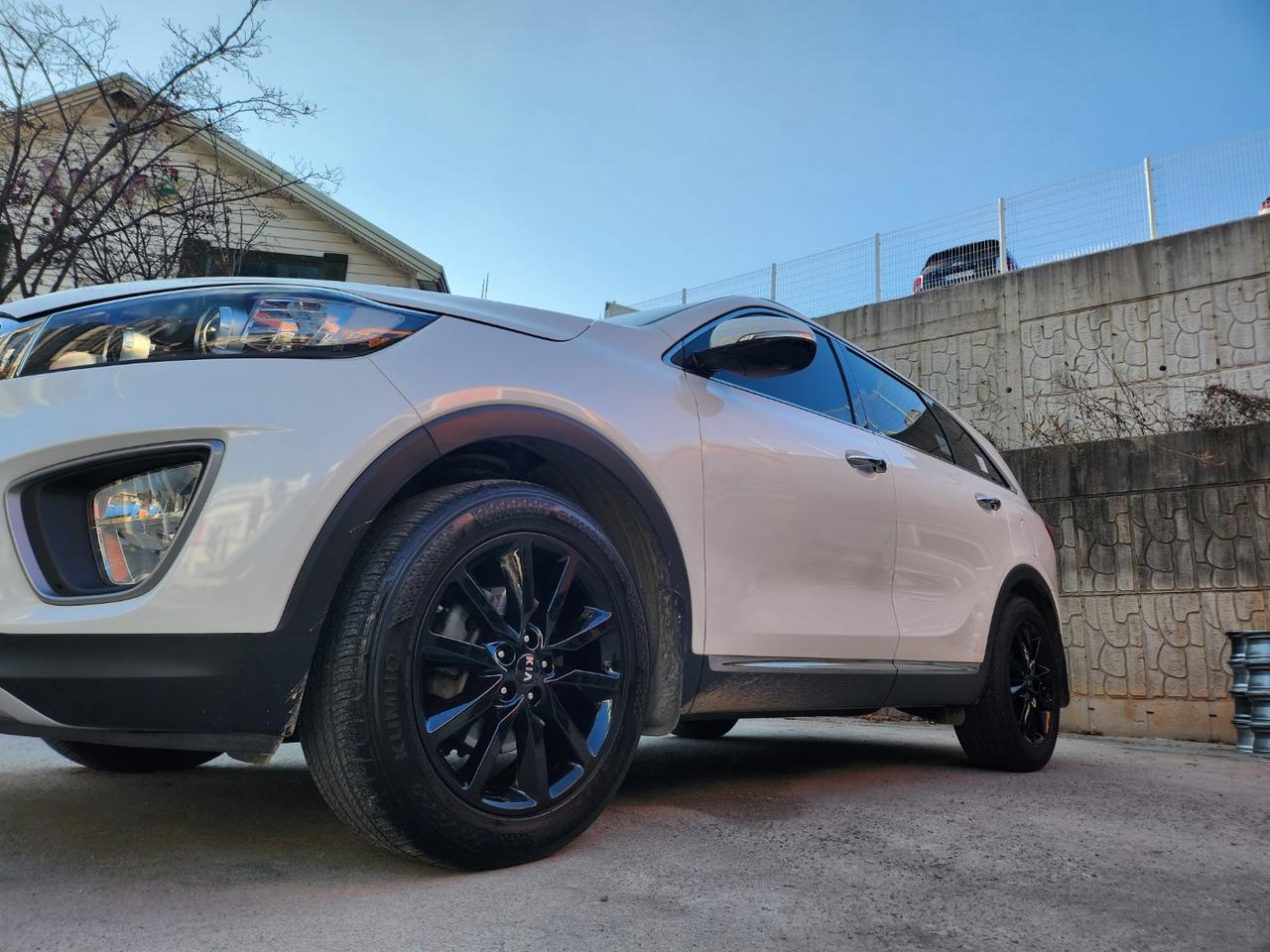 올뉴쏘렌토 19인치 블랙휠 순정휠 중고휠 팝니다