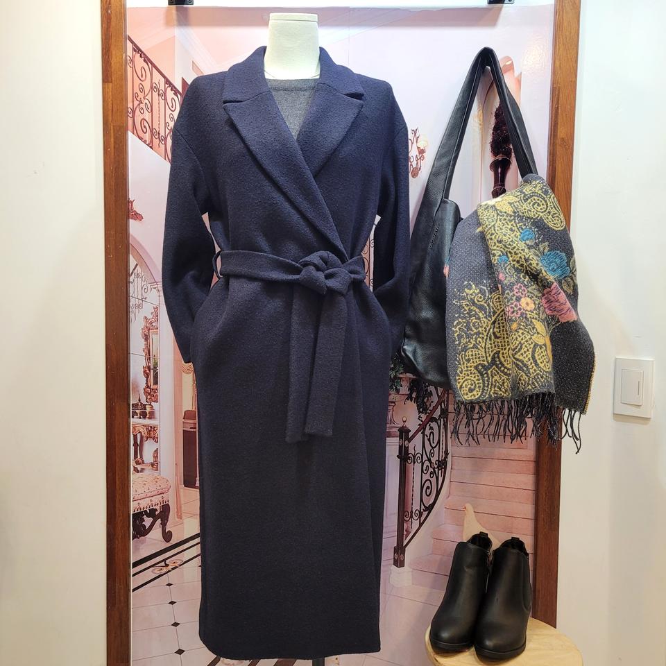 코스 COS 네이비 부클 코트