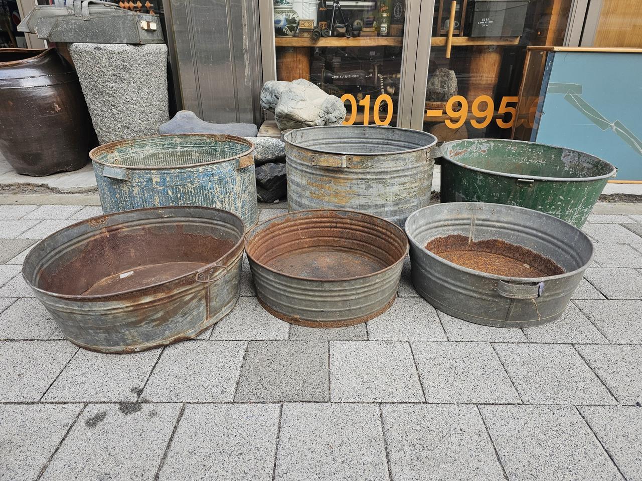 함석 함지/쓰러바퀴