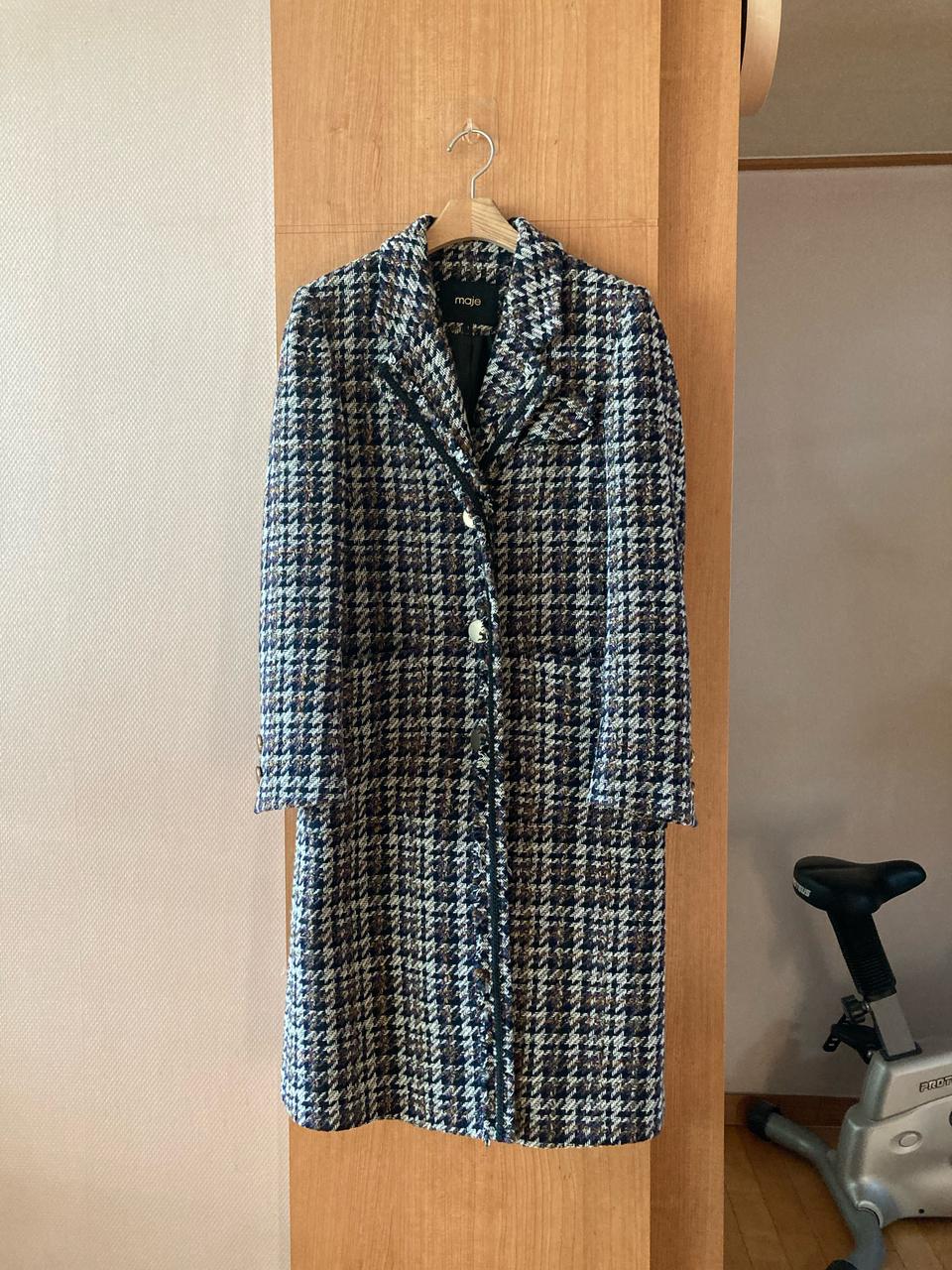 마쥬 트위드 코트