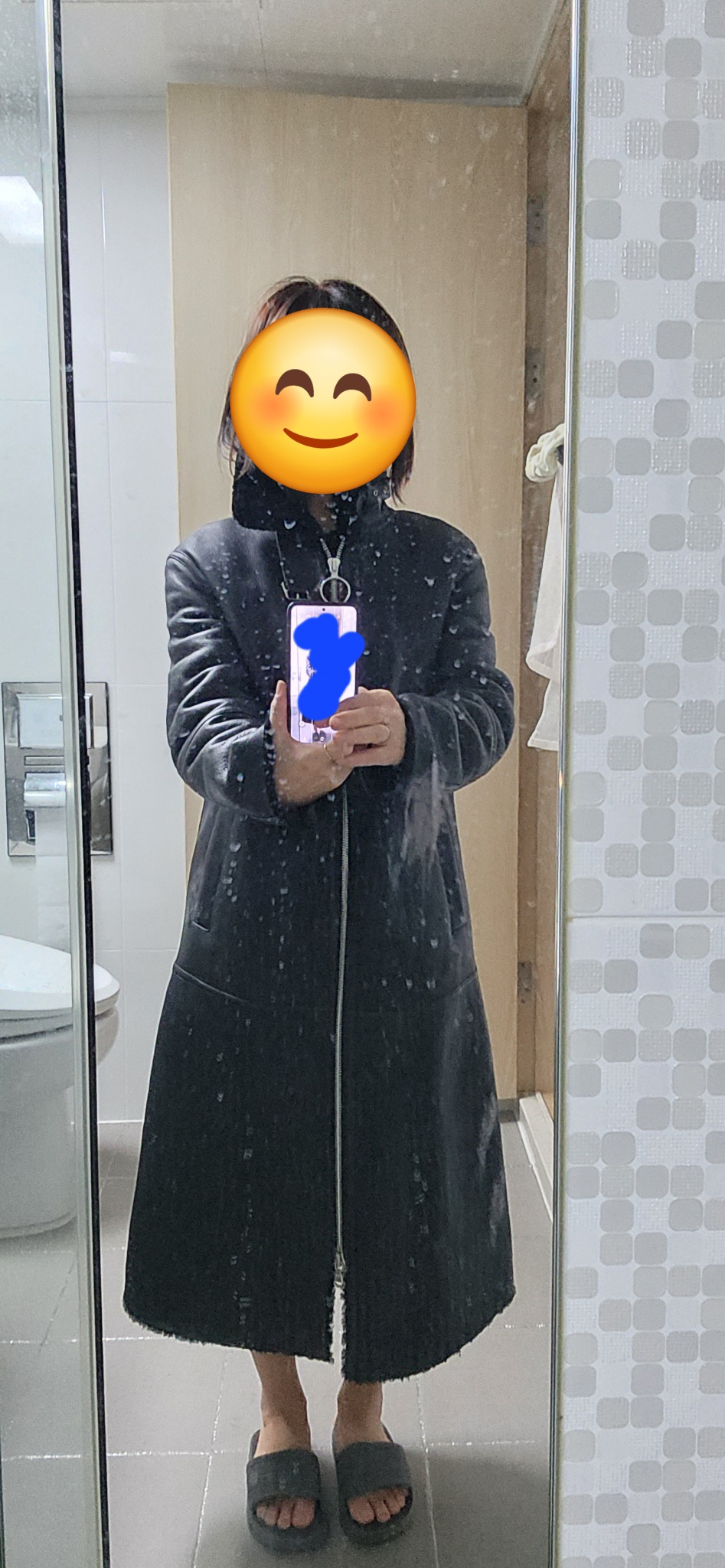 진도무스탕 양가죽100%양모100%