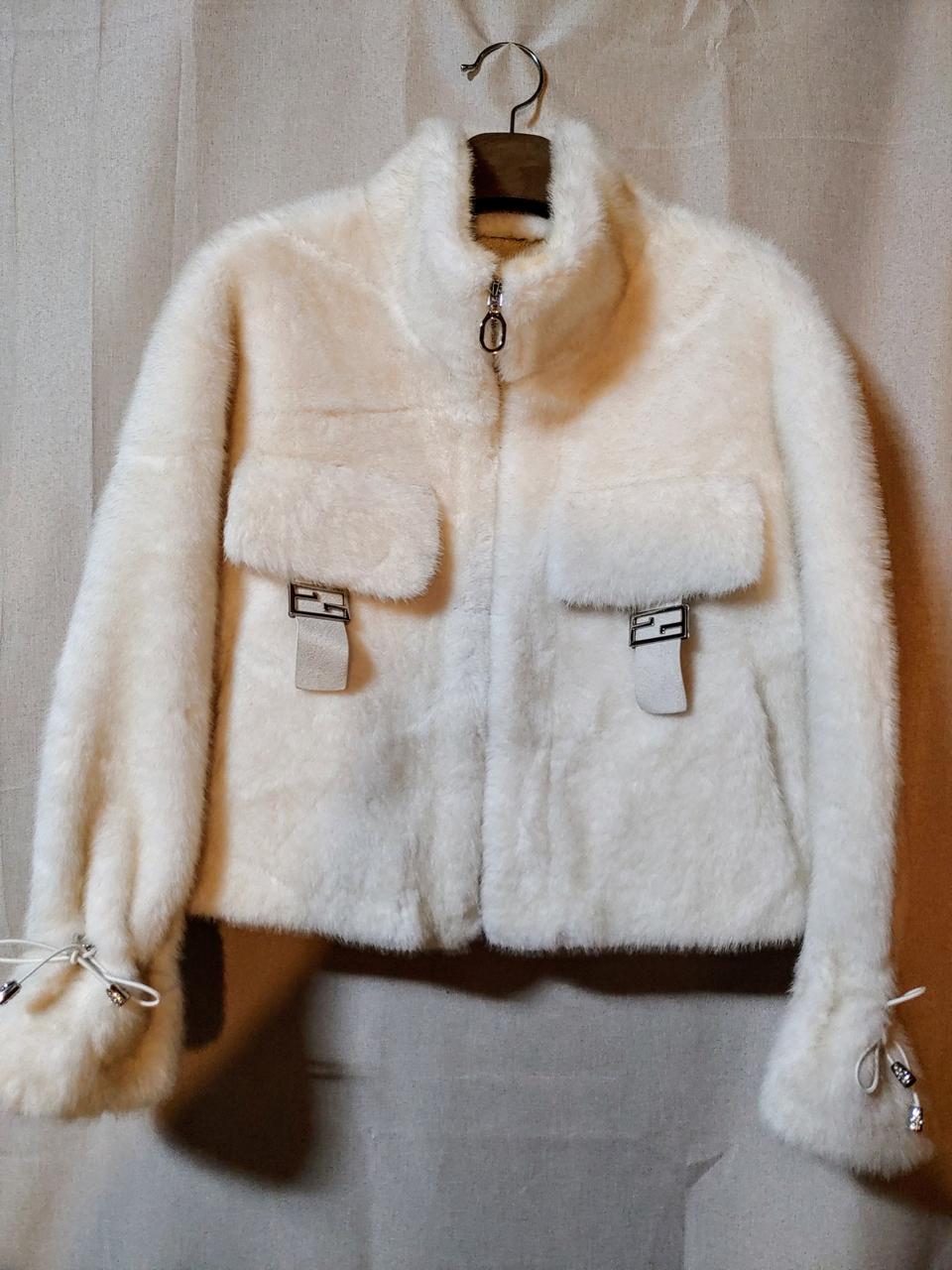 에코 밍크퍼 자켓