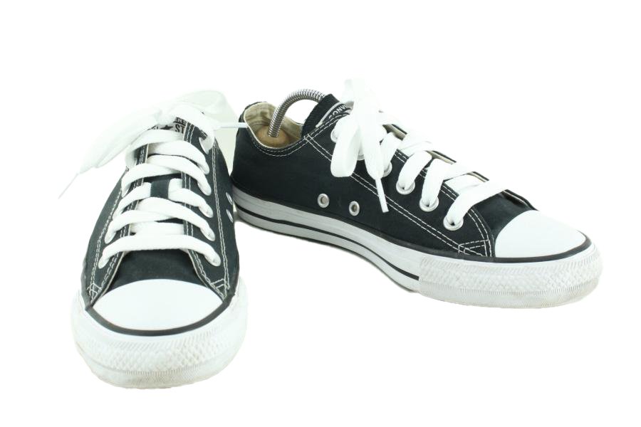 컨버스 Chuck Taylor All Star Black 157196C 척 테일러 올스타 코어 (검흰) 단화 운동화 커플 여자 남자(250mm)