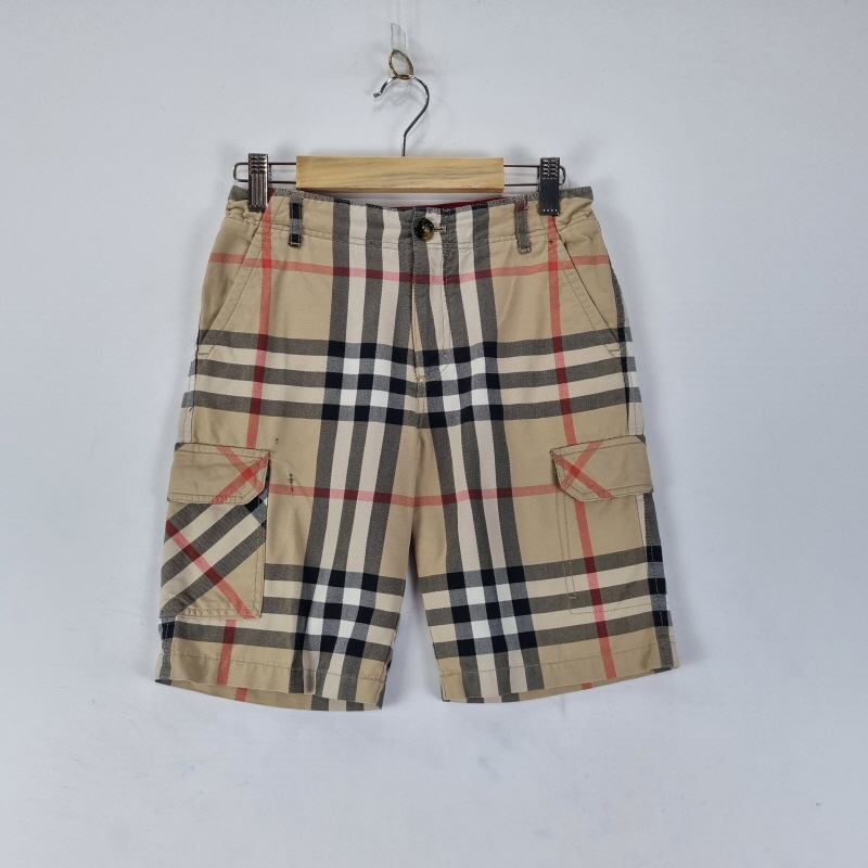 아동8Y 버버리 정품 카고 반바지 이염있음 Z5979