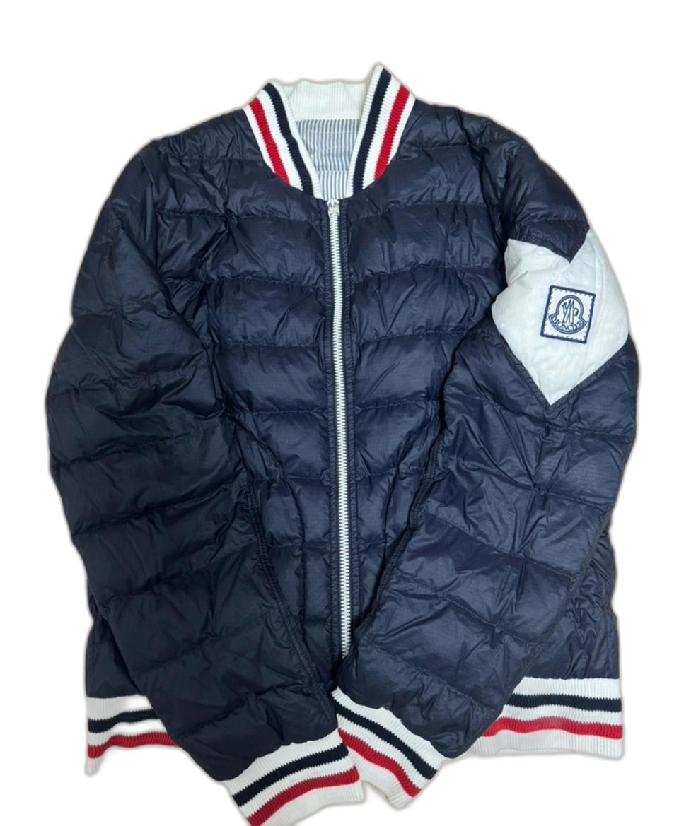 몽클레어 감마블루 콘트라스트 보머 쟈킷