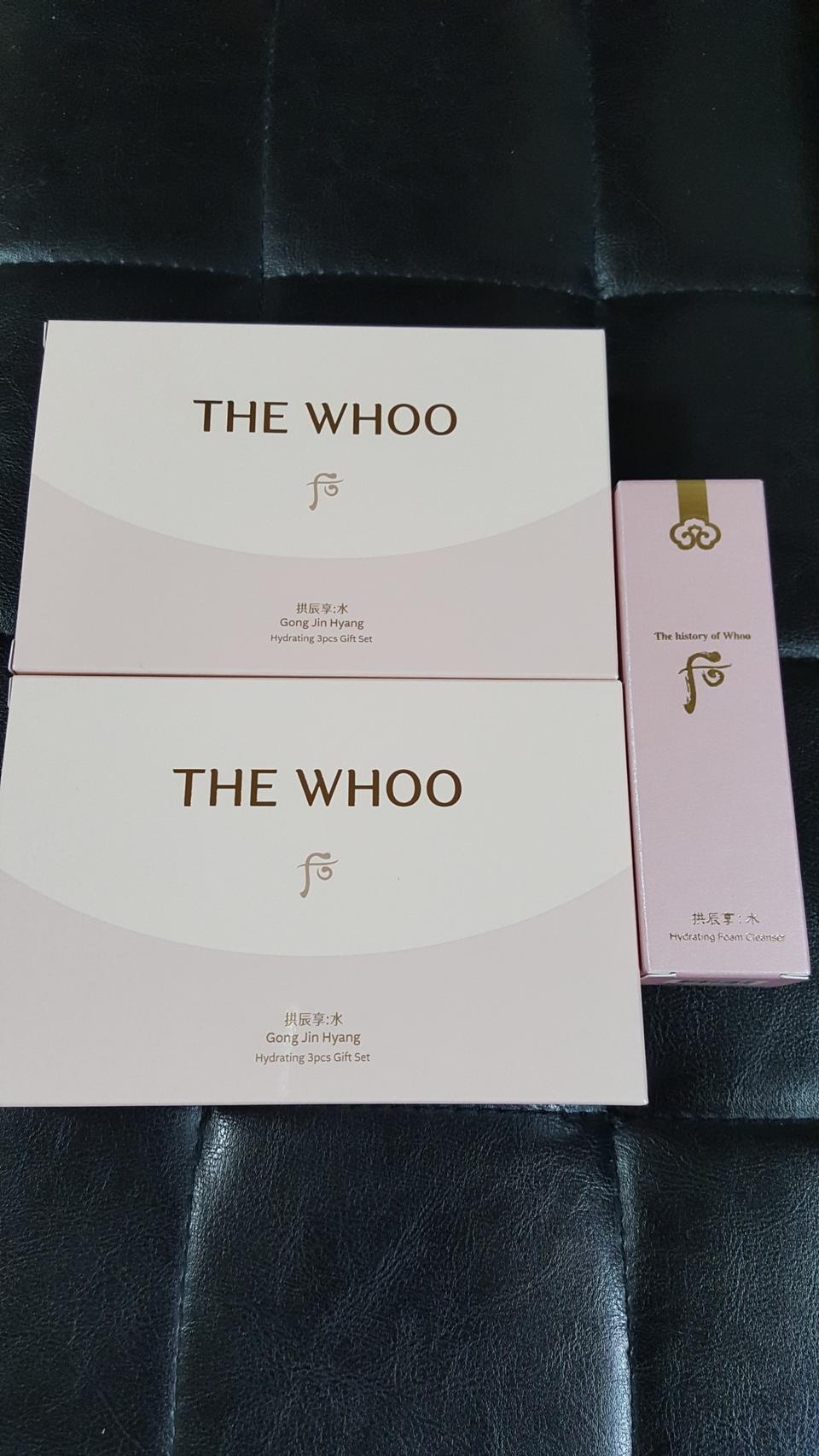 미개봉 새제품) 더후 공진향 수 3종 2세트 +수연 폼클렌져1개