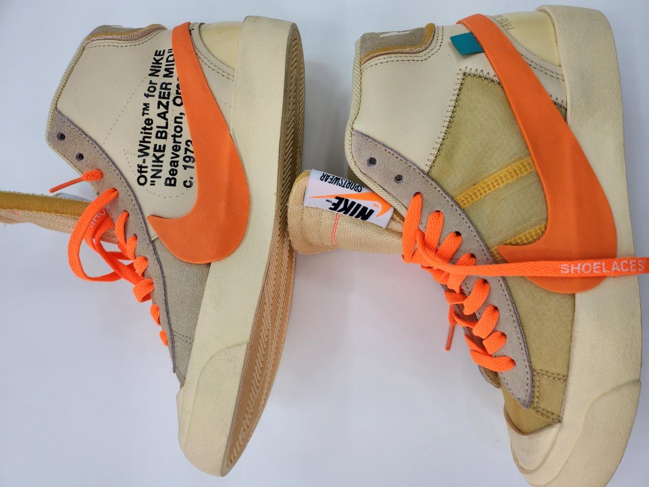 오프화이트 나이키 콜라보 255사이즈