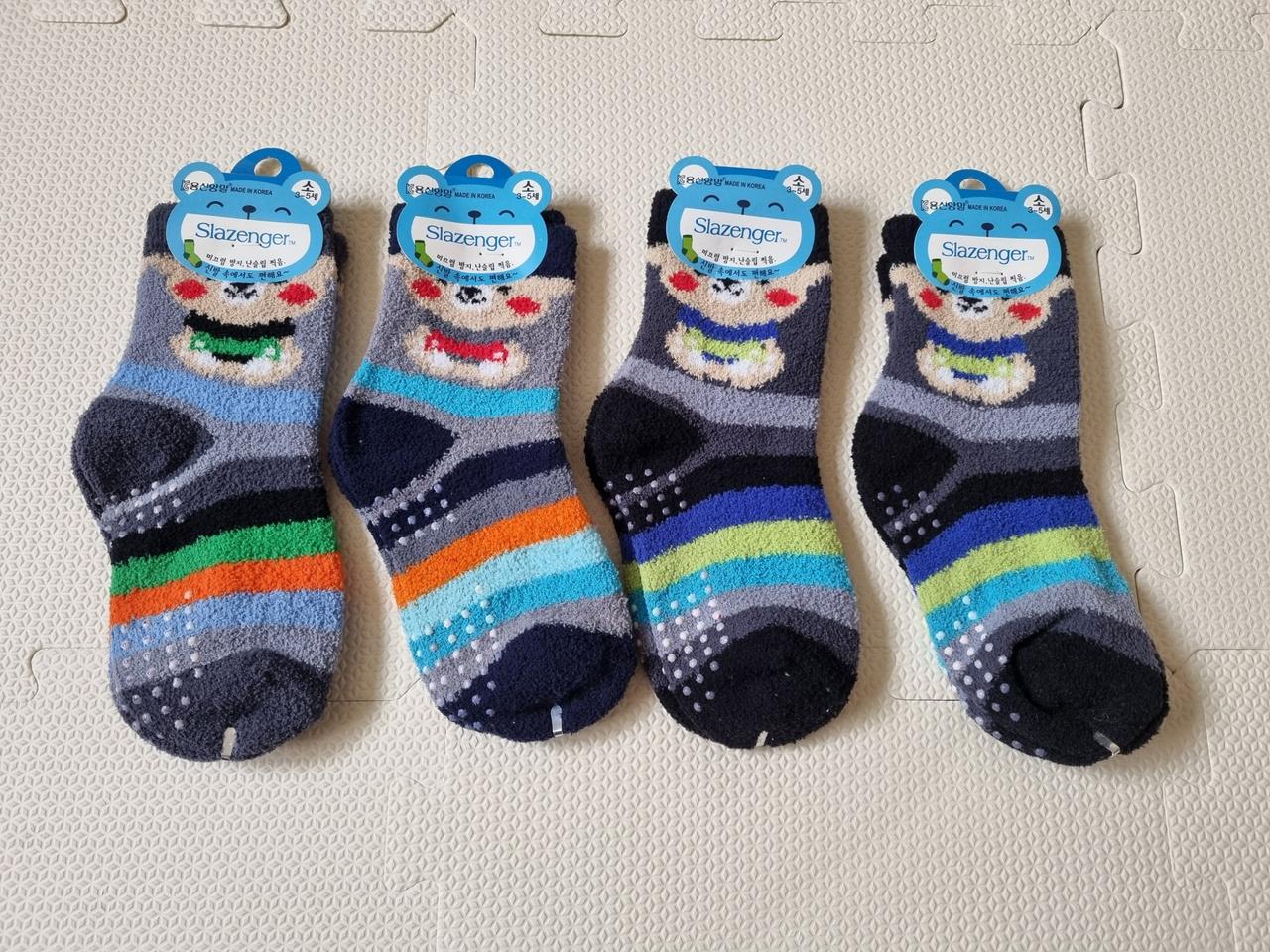 슬래진저 아동수면양말 소사이즈 3-5세 4개