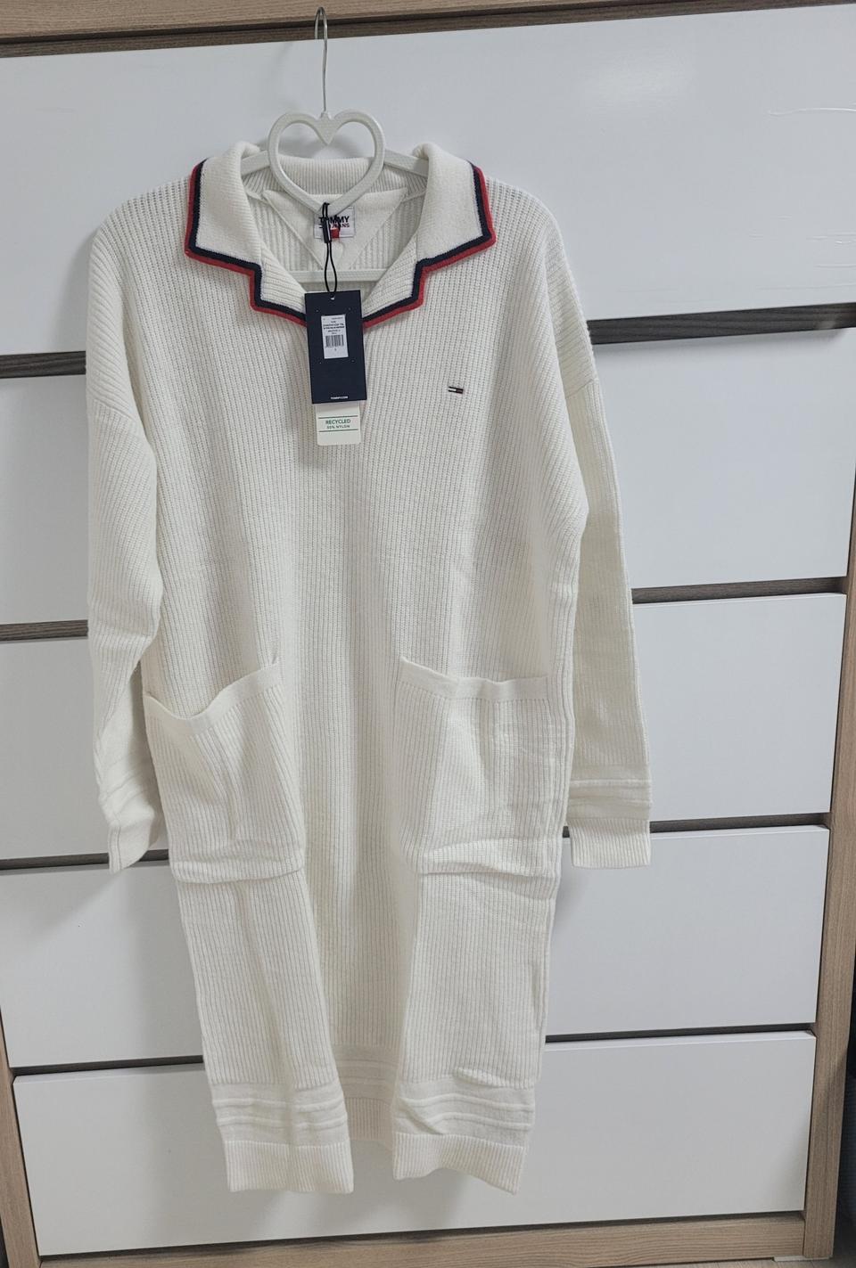 새상품)TOMMY 타미진스 스웨터 롱 원피스 S