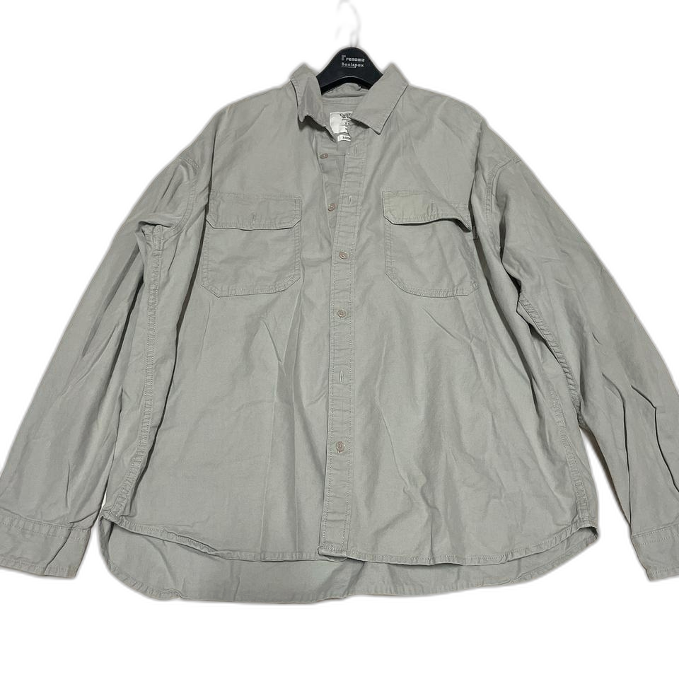 (XL) 후아유 남녀공용 오버핏 루즈핏 린넨 셔츠