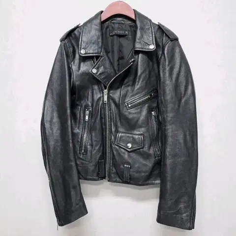 자라 우먼  양가죽 라이더 자켓 L사이즈