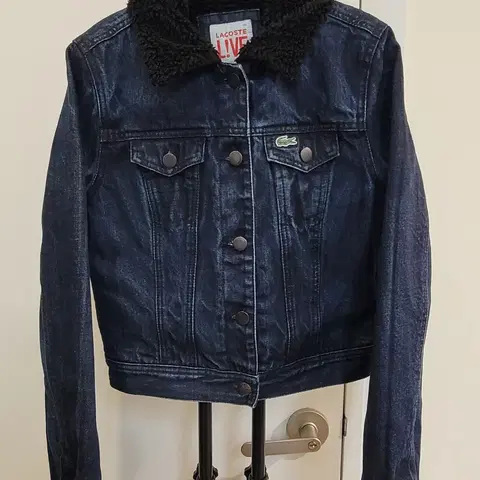 라코스테 겨울 뽀글이 후리스 청자켓