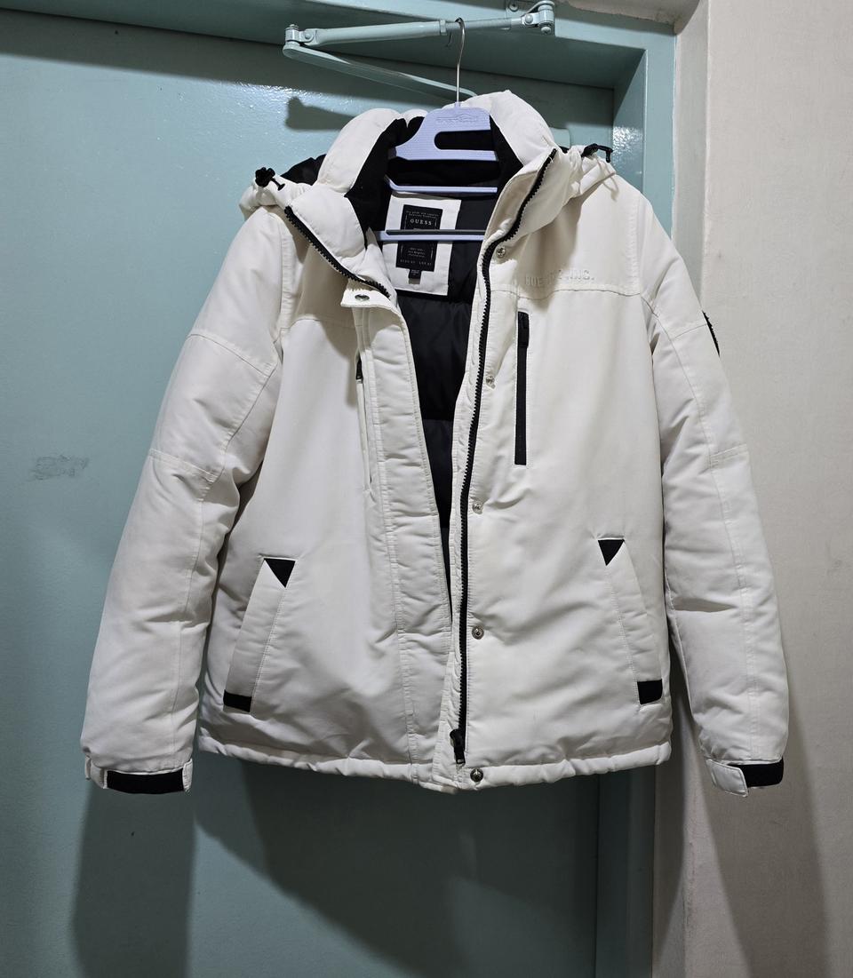 게스 오리털 패딩ㅡs. m