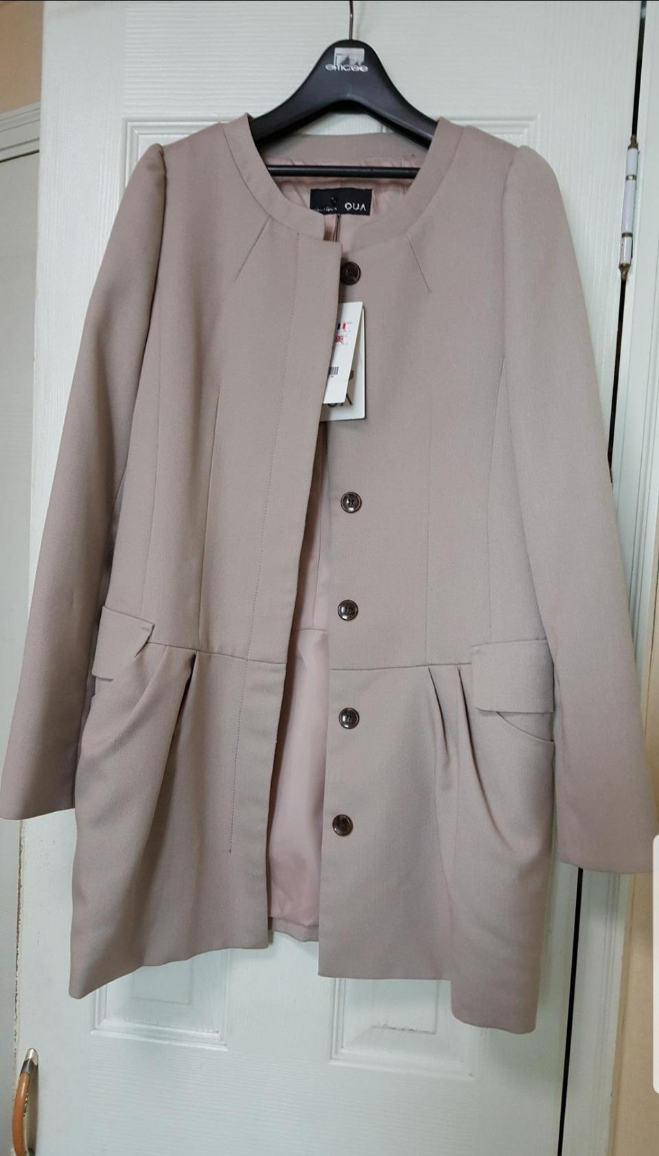 쿠아 롱쟈켓형원피스/코트