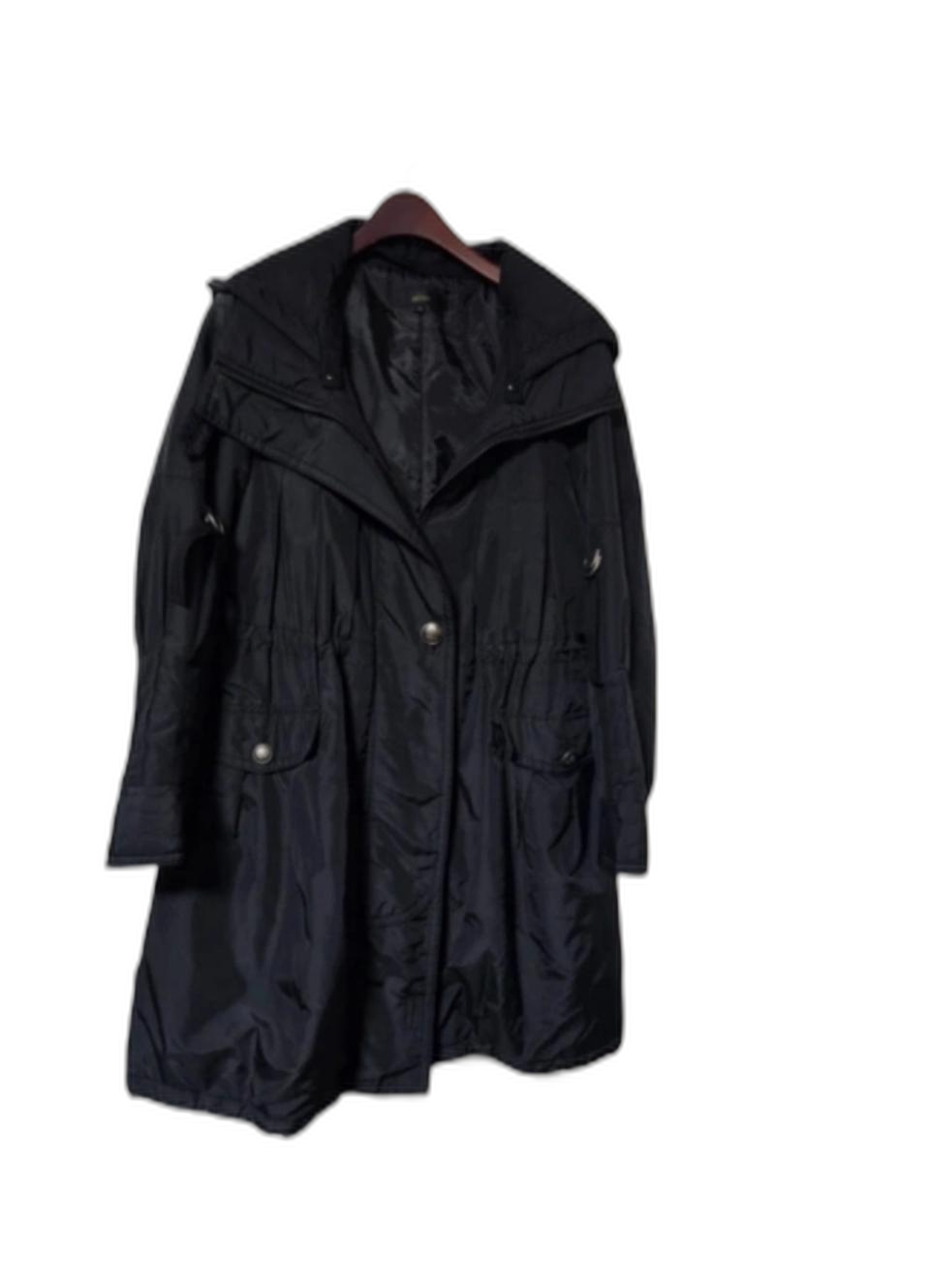 55  후드 패딩코트 (블랙)