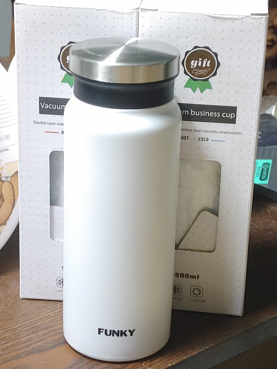 2중 스테인레스 보온 보냉 텀블러500ml