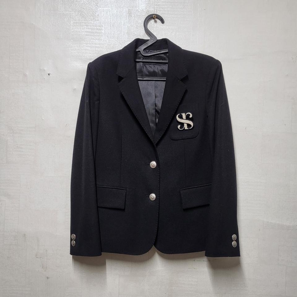 시슬리 23FW 포켓 자수 싱글쟈켓  42사이즈