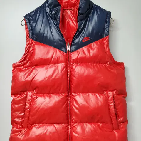 정품 나이키 양면 오리털 패딩 조끼