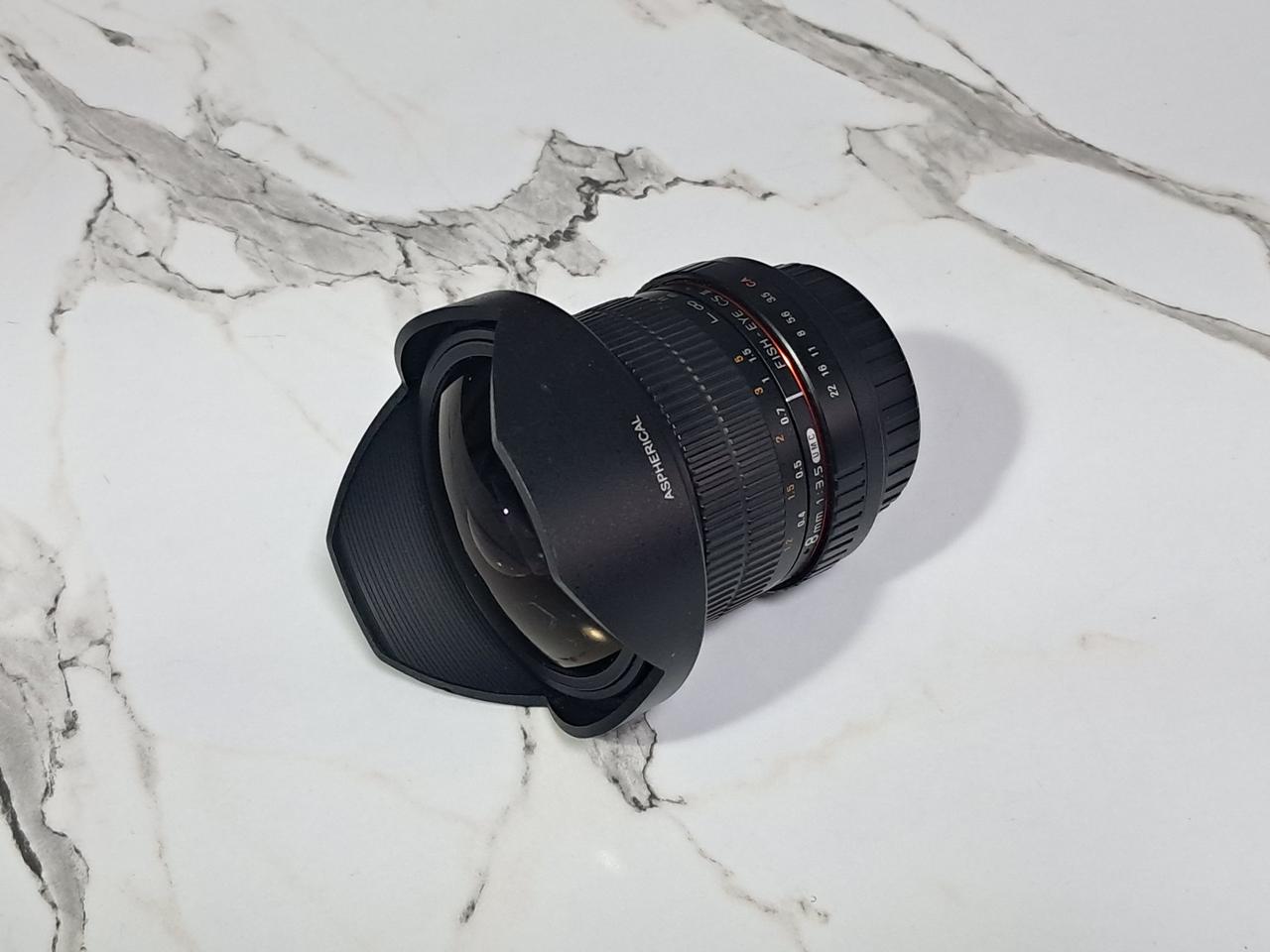 삼양 8mm f3.5 UMC 어안렌즈 FISH-EYE CS II