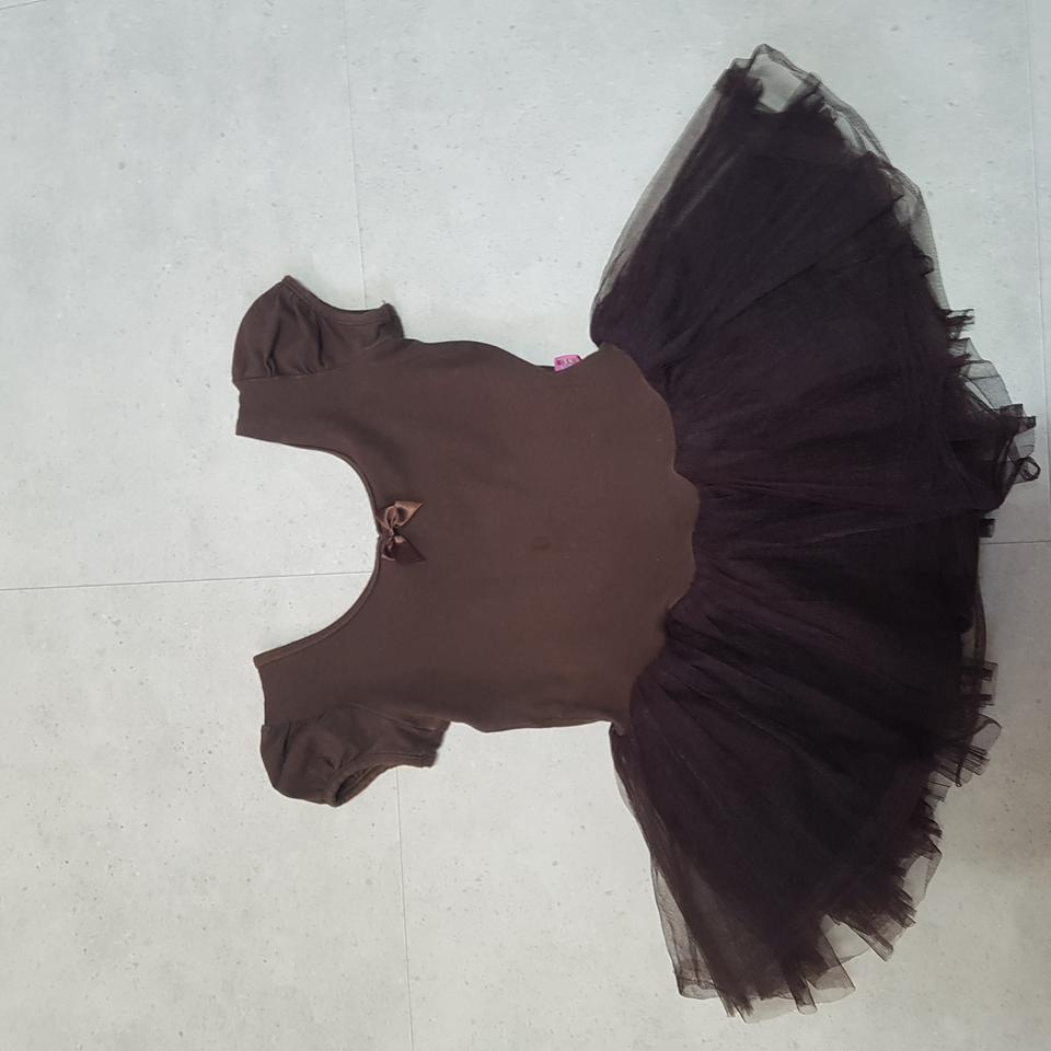 아기옷 유아 아동 발레복 30 size 갈색 튜튜 키즈 (우편 무배)