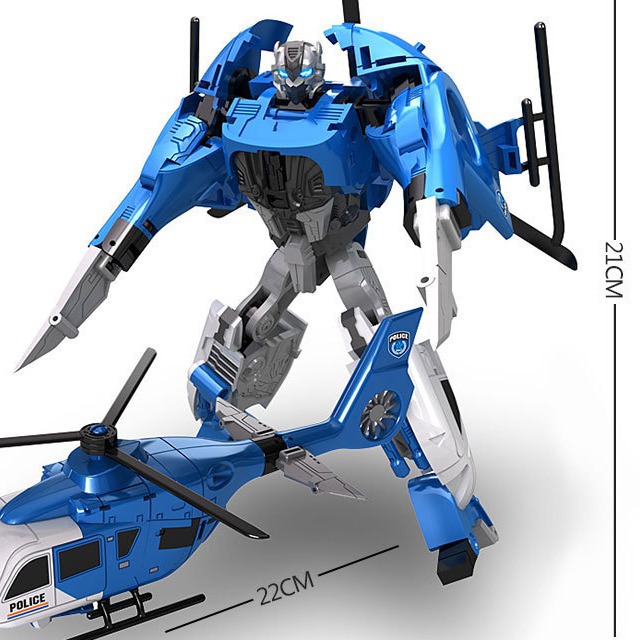 변신 합금 헬기 로봇 새상품