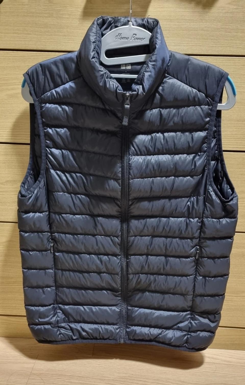 다운 패딩 조끼 ( s사이즈, 네이비)