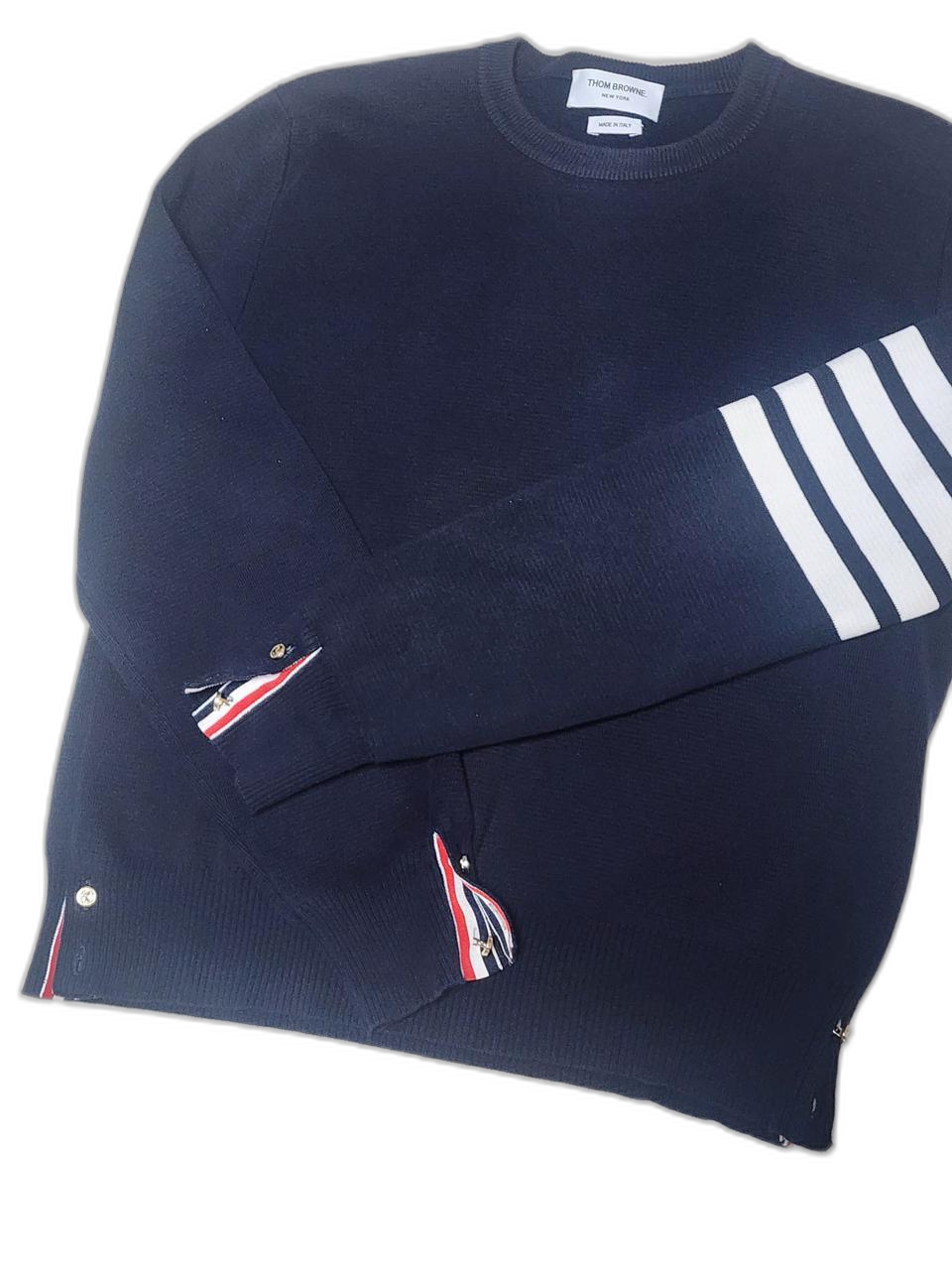 톰브라운 밀라노스티치 니트 금장