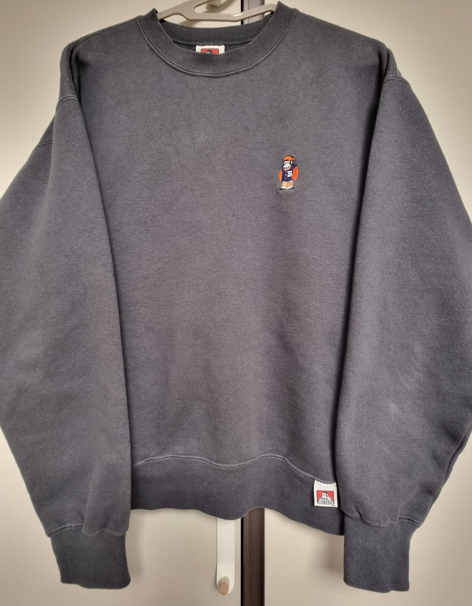 벤데이비스 (BEN DAVIS) 맨투맨 롱슬리브 라운드 티셔츠 그레이