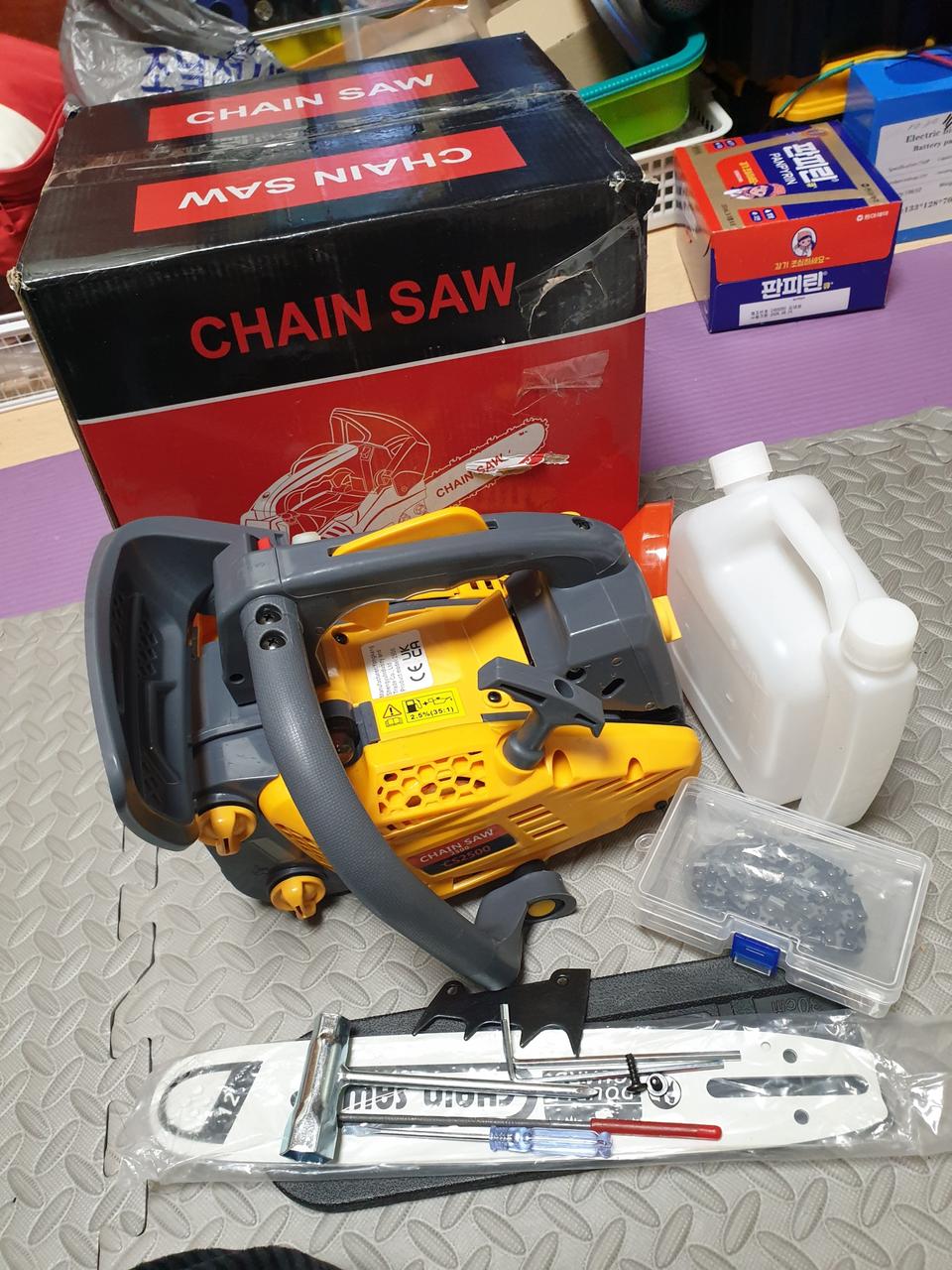 엔진기개톱 가지치기 12인치