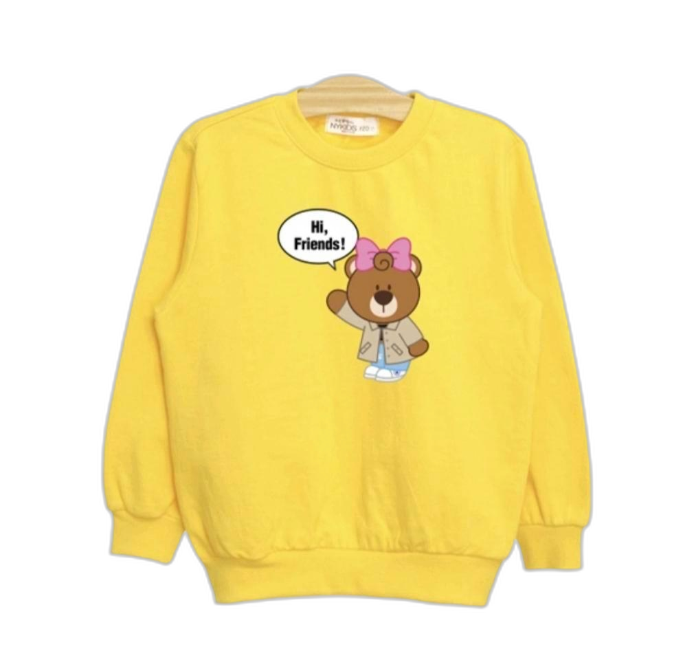 브랜드>뉴욕 꼬맹이 아동용 테디 아일랜드 맨투맨