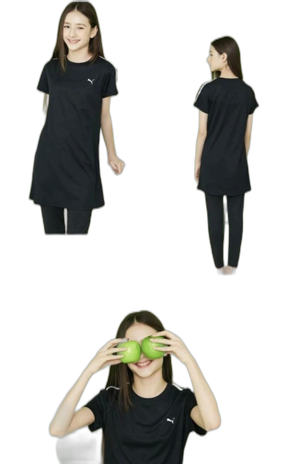 푸마)여아 주니어 멀티웨어 4종(세트당)