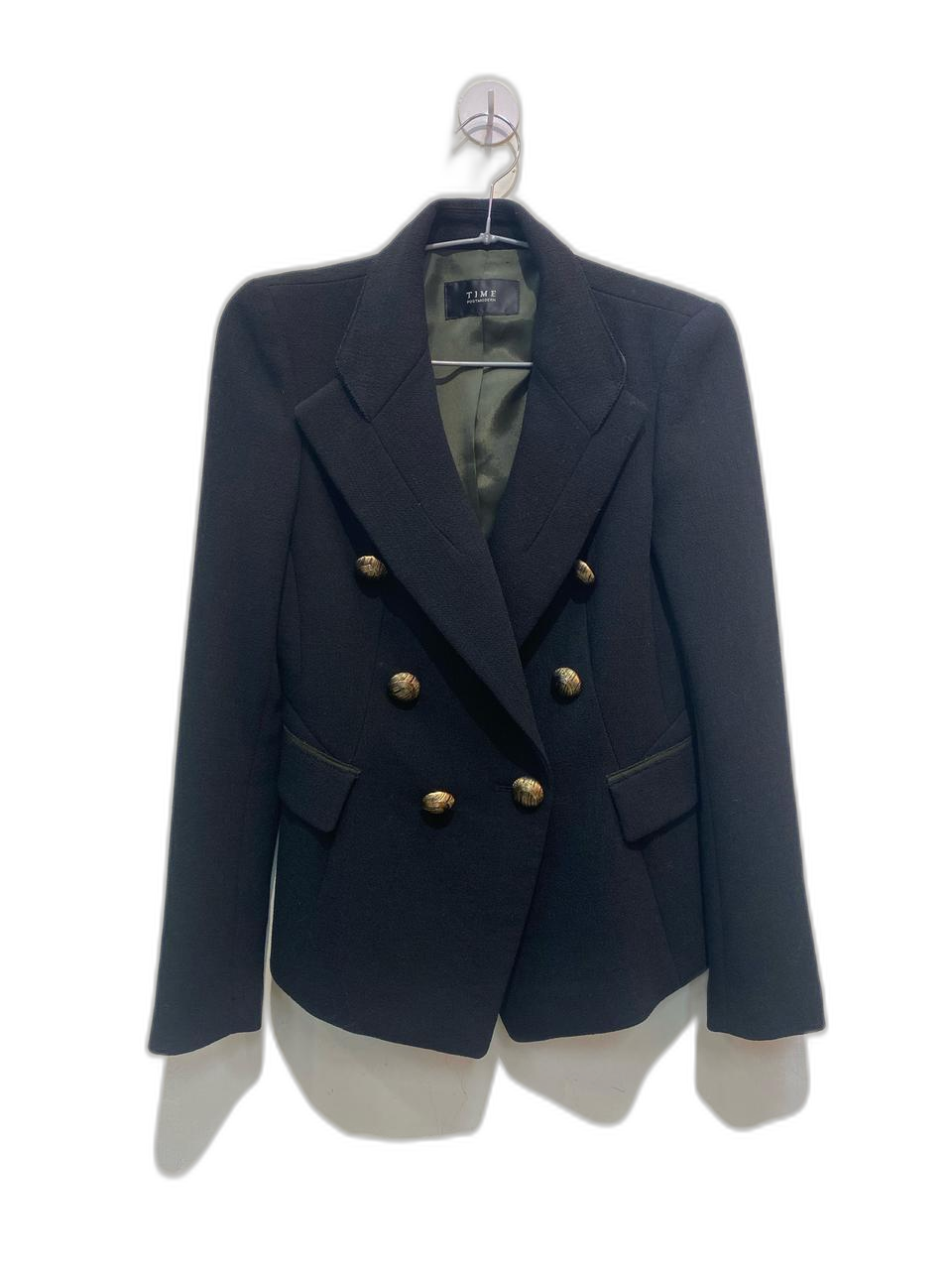 타임 포스트모던 블랙 자켓