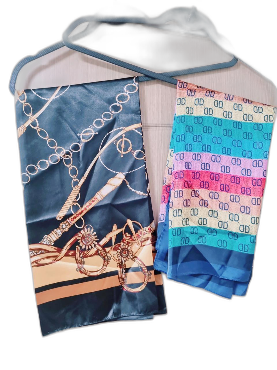 실크 스카프 2종 일괄