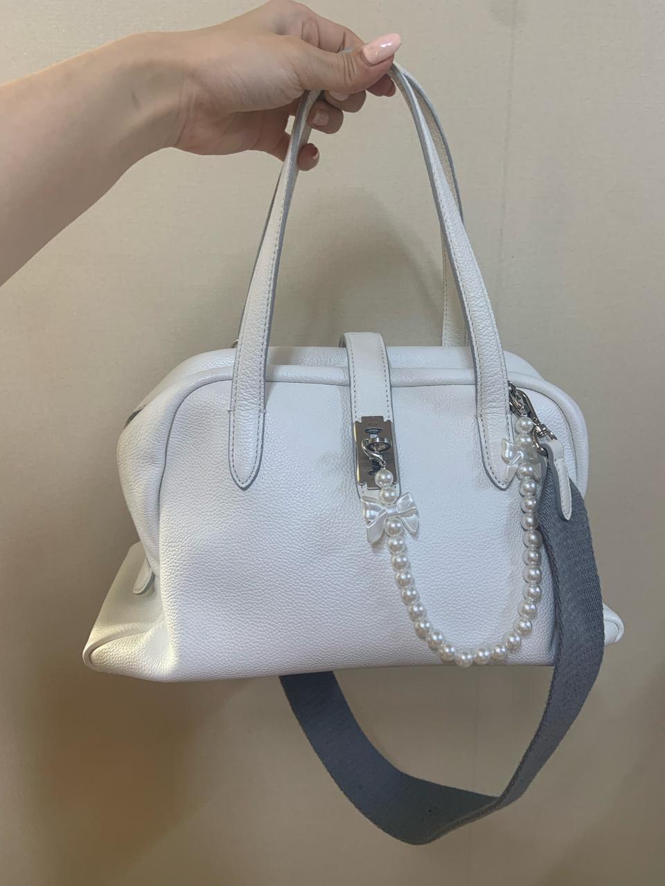 분크 토크 토트백 M 라이트베이지