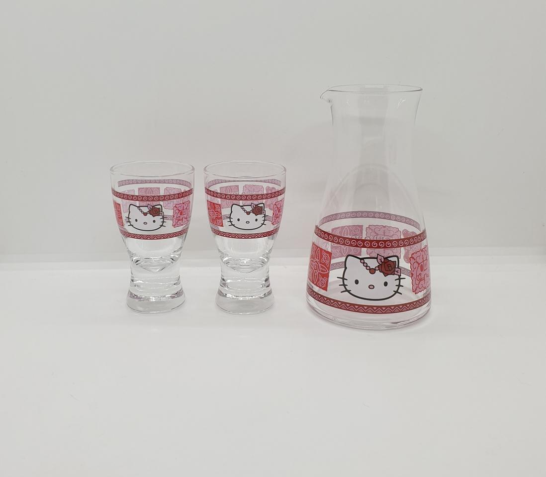 청나라 키티 주병세트