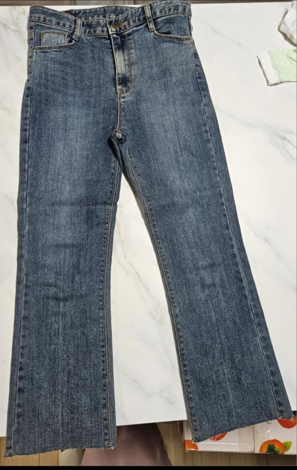 플라이모델 부츠컷 청바지 M