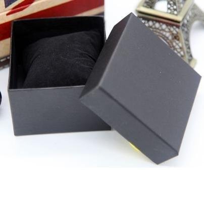 새 검정색 선물 포장 상자 소품 + 쿠션 시계 귀걸이 목걸이 디자인 소재