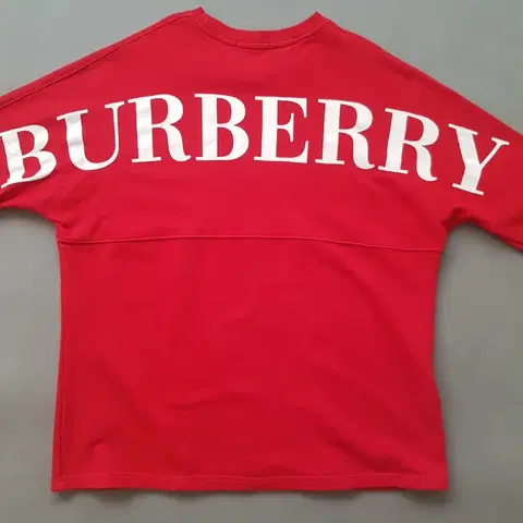 [프리] 버버리 프린트 박스티셔츠 맨투맨 오버핏