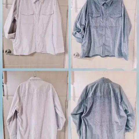 탑텐 코듀로이 자켓셔츠 2컬러 새제품 일괄