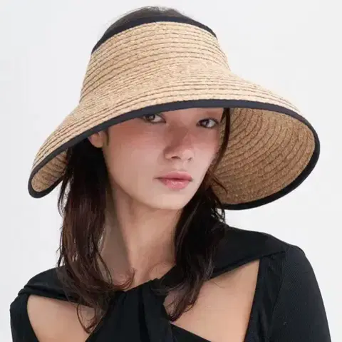 브라운햇 Grace Sun Visor - Natural 모자