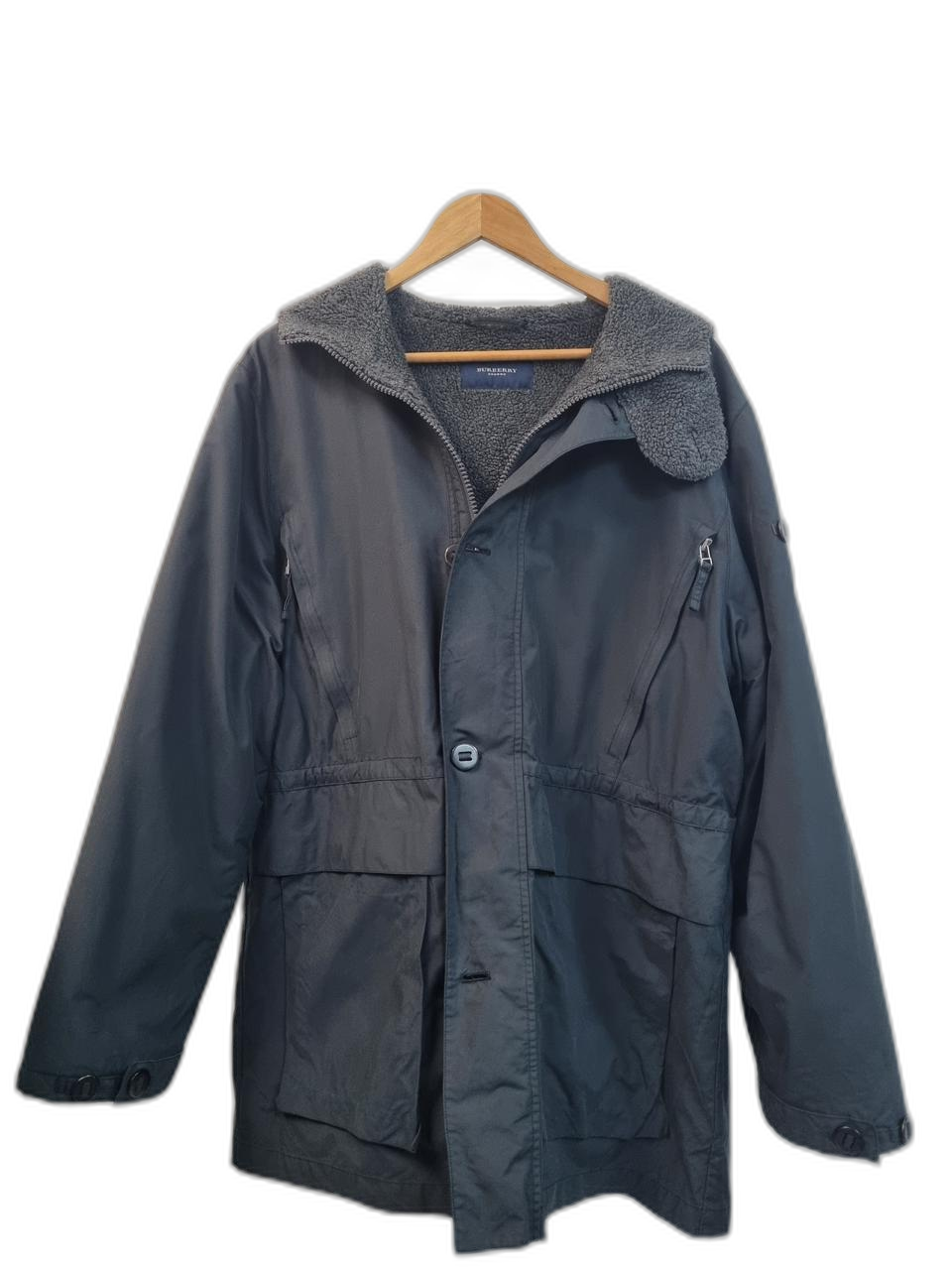 버버리 양털 내피 야상 점퍼