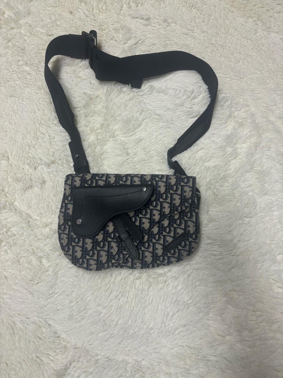 [새상품급]디올 오블리크 새들백