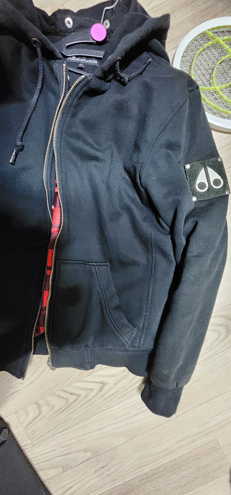 무스너클 집업후드 정품 S사이즈