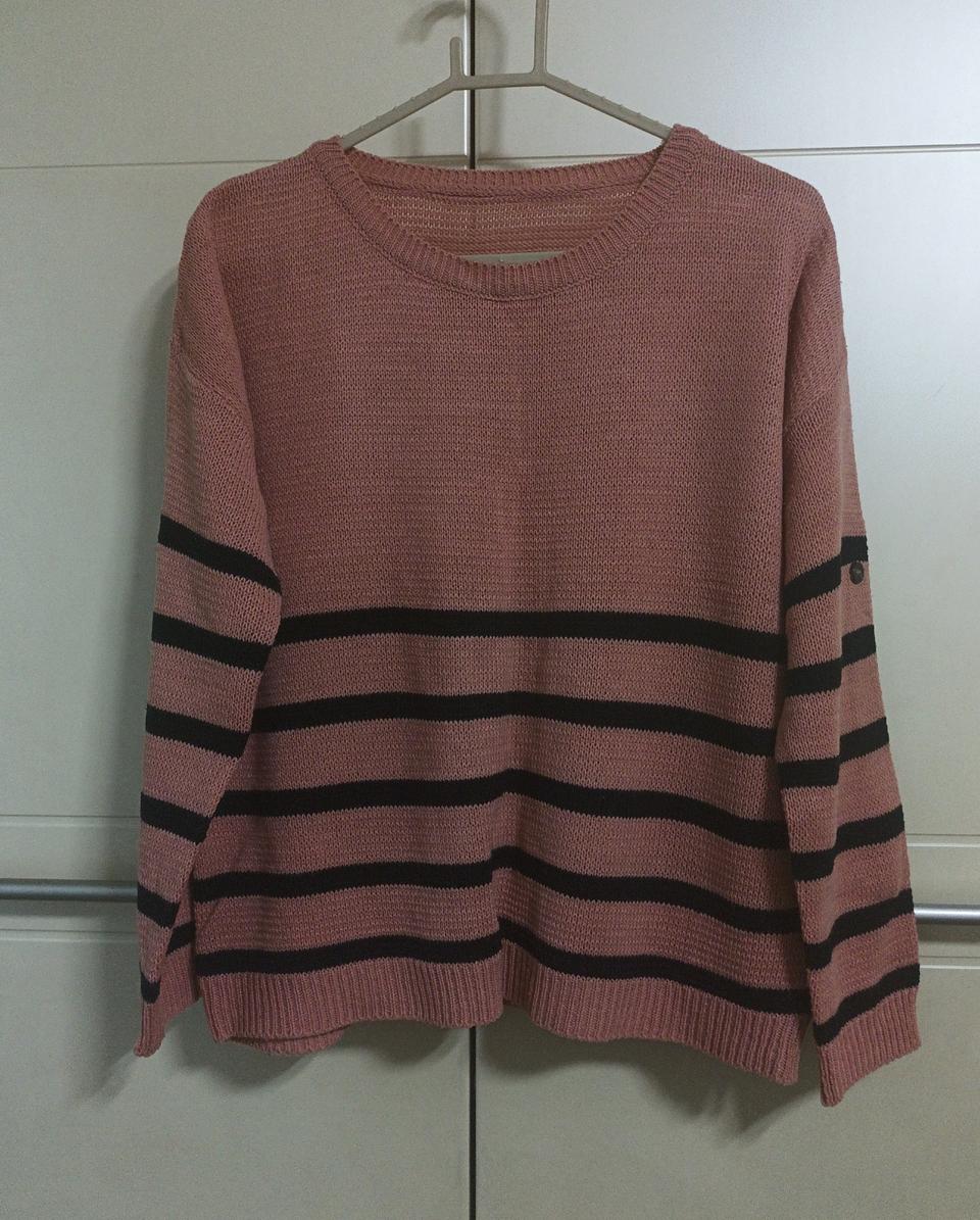 여성 니트 티셔츠 루즈핏