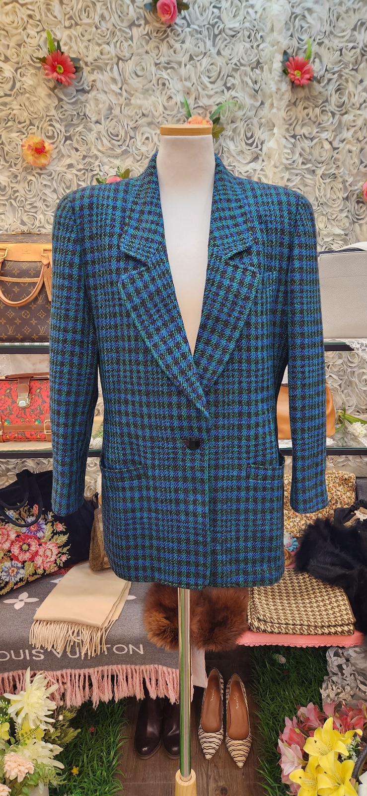 LAPINE BLANCHE 모 + 실크 혼방 고급 자켓 (55 66)