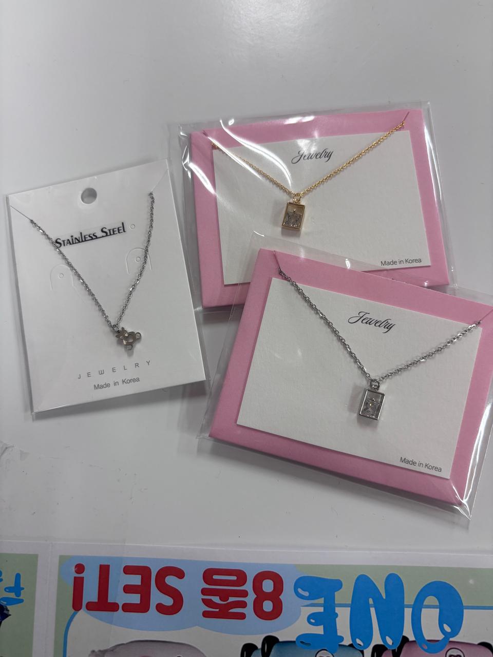 써지컬 스틸 목걸이