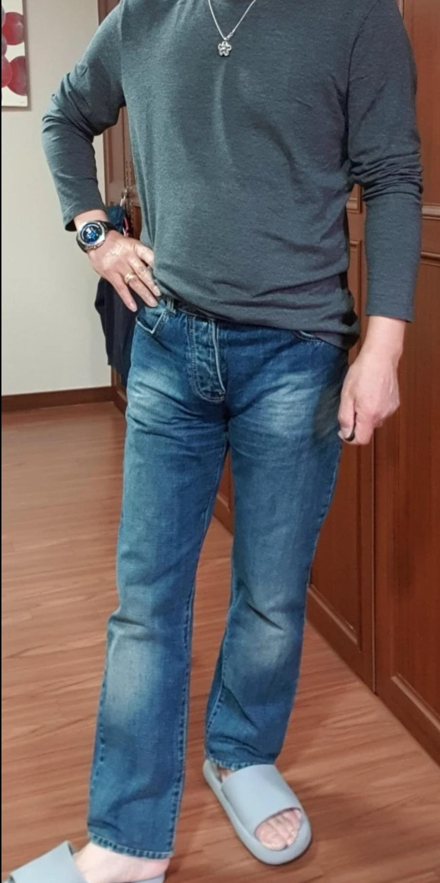 이자이아 (ISAIA) 데님 진 (32~33")