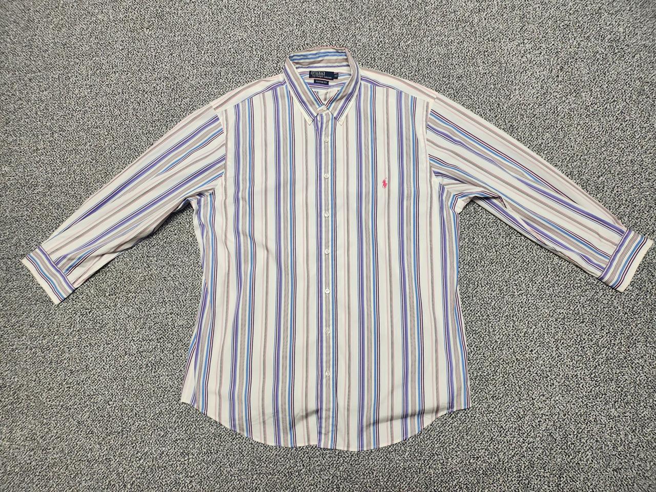 [2XL] 폴로 올드스쿨 스트라이프 셔츠