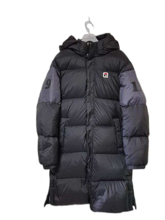 휠라FILA 정품 오리털 남아 겨울후드덕다운롱패딩점퍼코트165