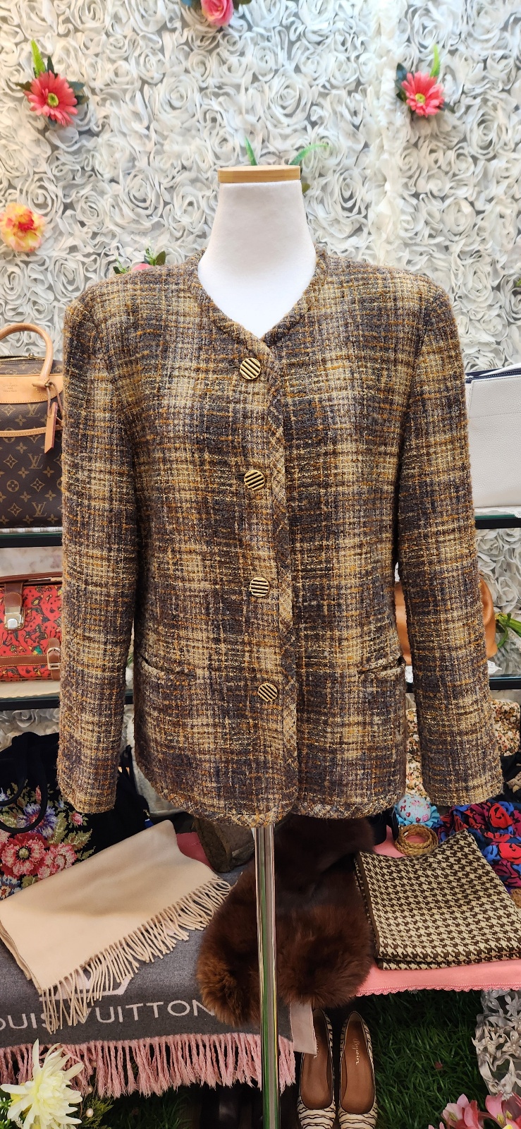 NEW ANGELA 모 혼방 트위드 자켓 (66)